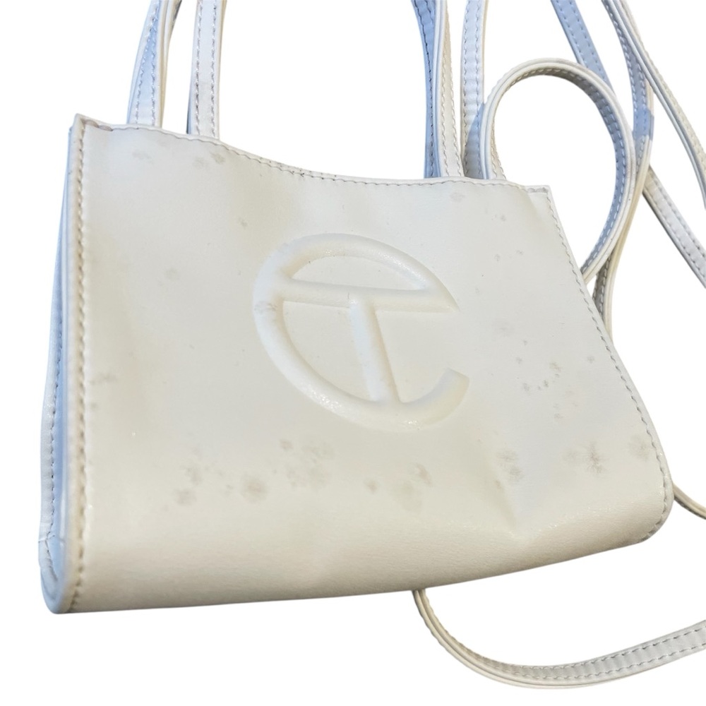 Telfar Cream Mini Shopping Bag - Picture 2 of 4